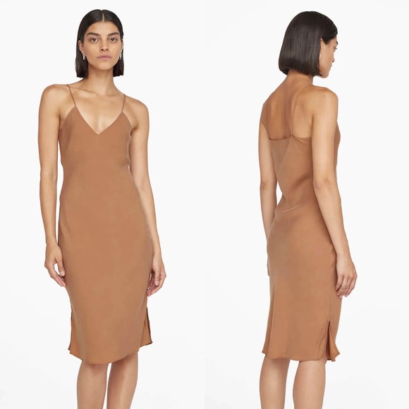 NWT‎ Anine Bing Bay Dress Brown - Picture 1 of 10